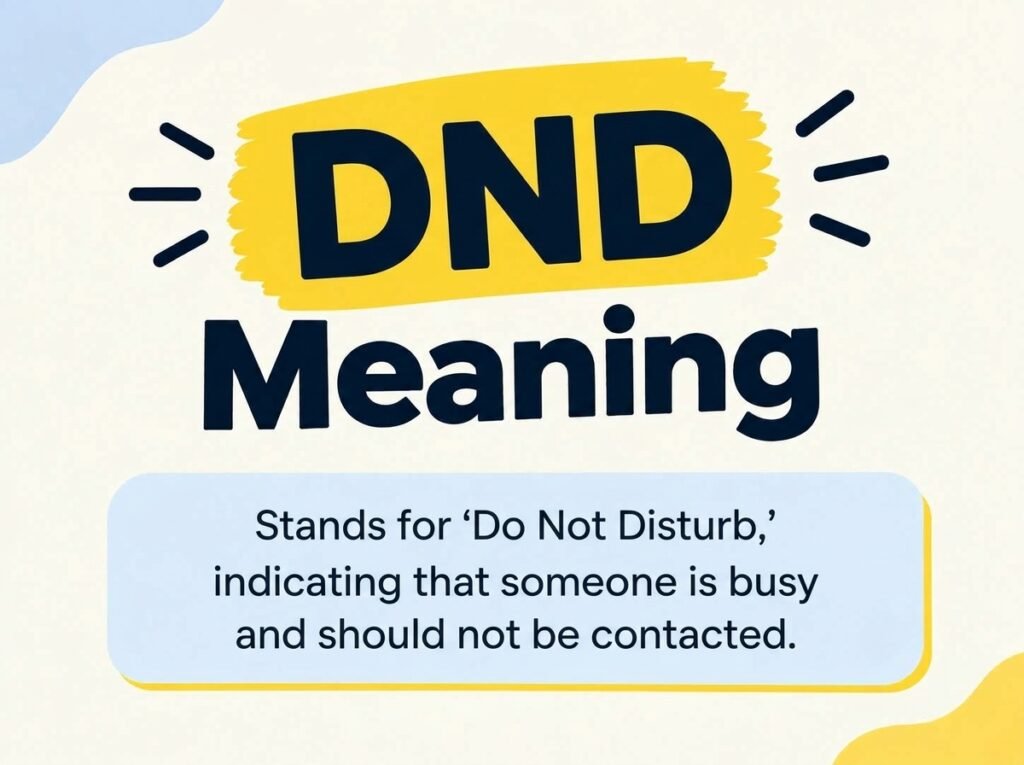 DND Meaning