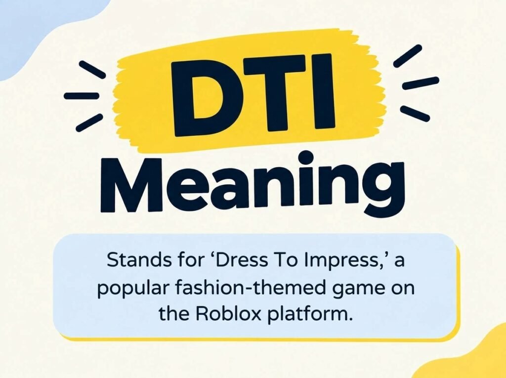 DTI Meaning