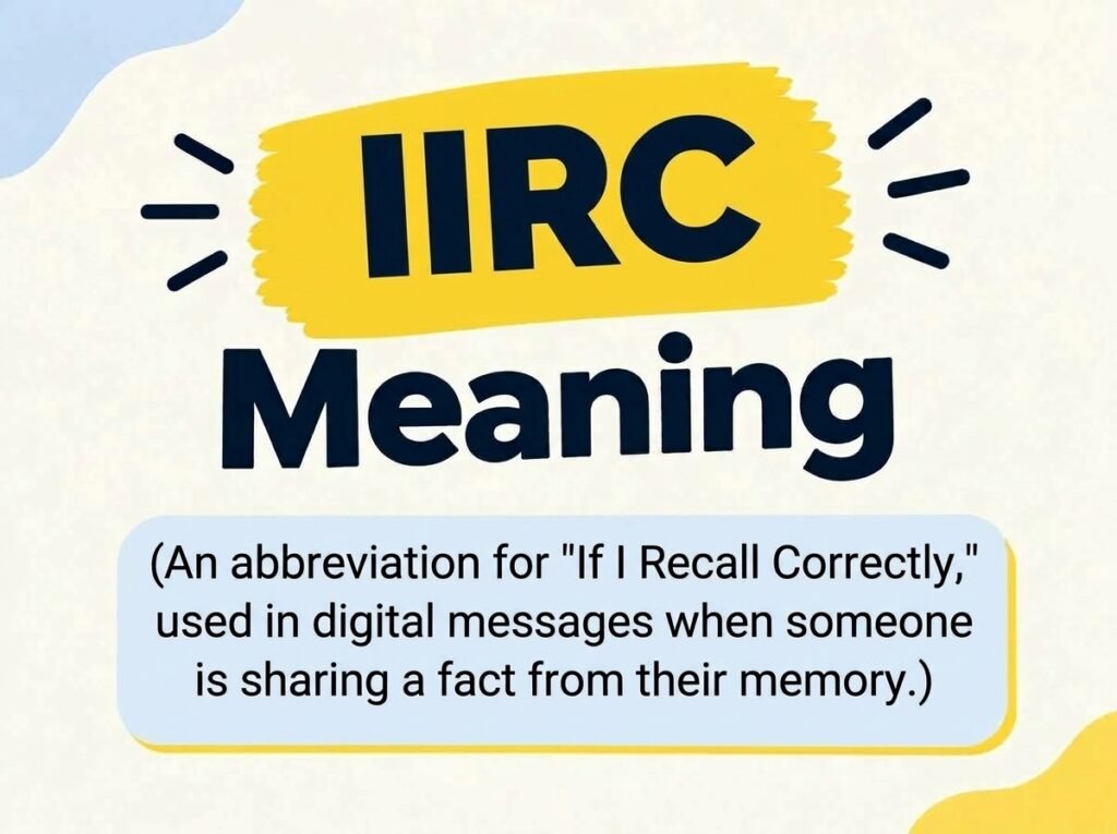 IIRC