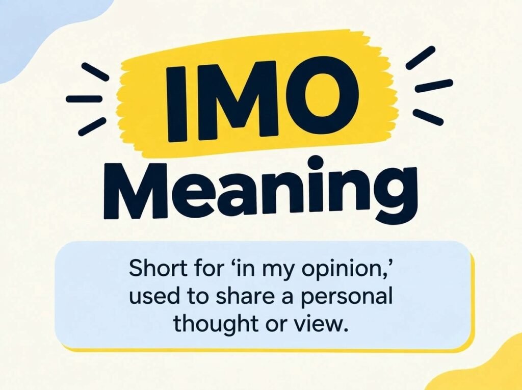 IMO Meaning