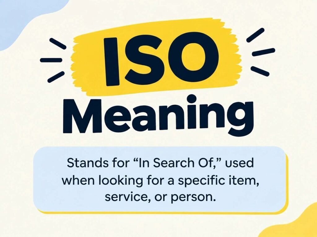 ISO