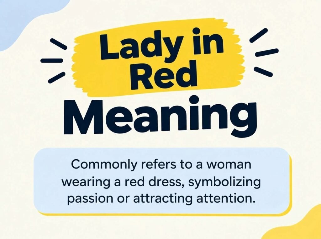 Lady in Red Meaning