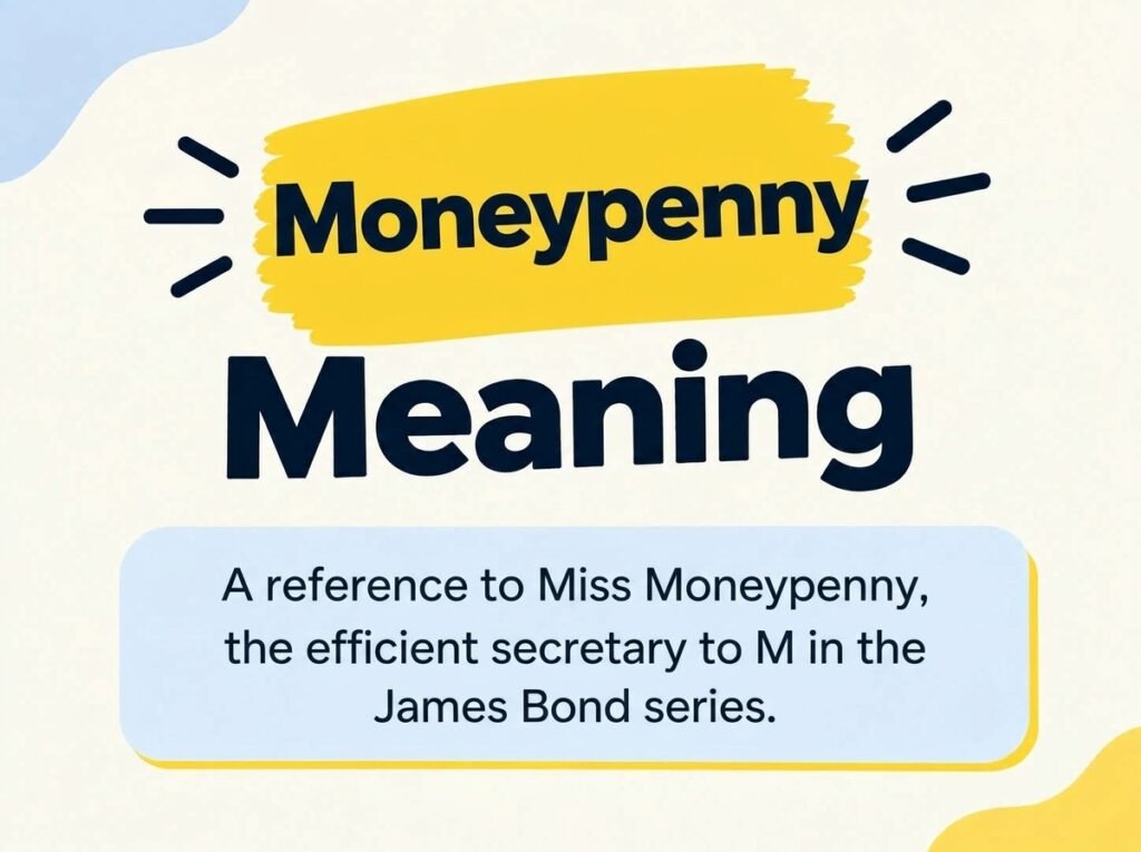 Moneypenny Meaning