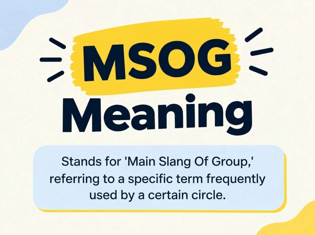 MSOG Meaning