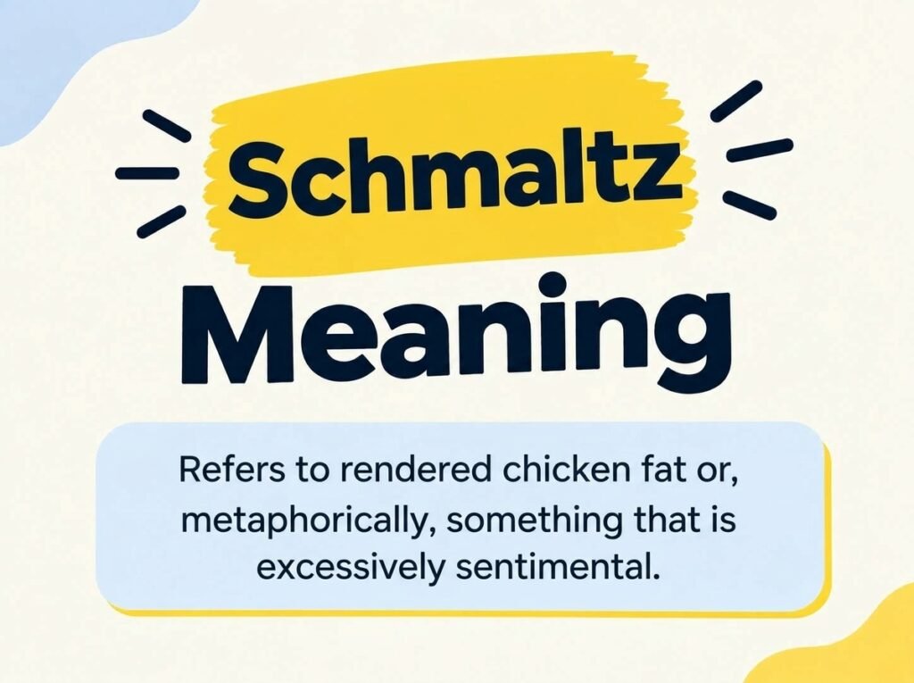 Schmaltz Meaning