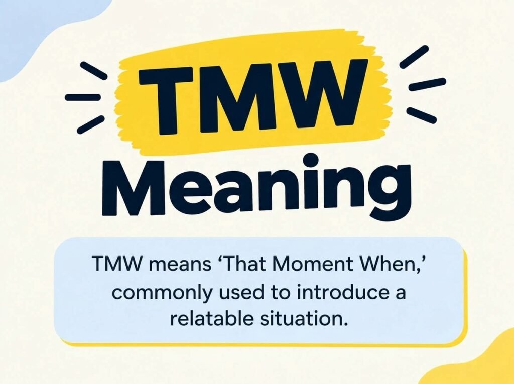 TMW Meaning
